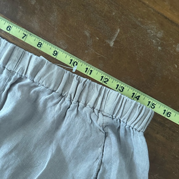 Anthropologie Velvet by Graham & Spencer Lola Tan 100% linen Pants size L NWT - Picture 5 of 11